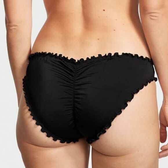 Victoria’s Secret Swim Twist off Shoulder Short-sleeve Bikini Top Xl & Bottom L - Picture 7 of 8